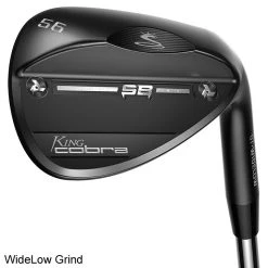 Cobra KING Black Wedge With SnakeBite Grooves 10 Cobra KING Black Wedge With SnakeBite Grooves -FAIRWAY GOLF Sales CBA0874c