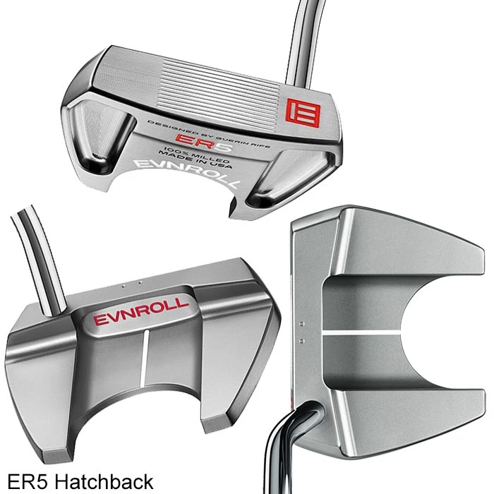 Evnroll Classic Series Mallet Silver Satin Finish Putters 4 Evnroll Classic Series Mallet Silver Satin Finish Putters - Image 2