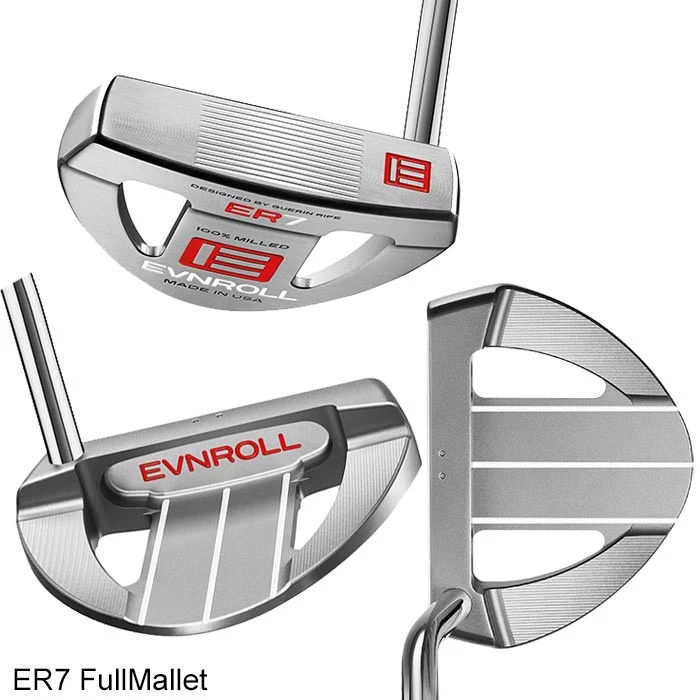 Evnroll Classic Series Mallet Silver Satin Finish Putters 6 Evnroll Classic Series Mallet Silver Satin Finish Putters - Image 4