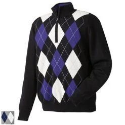 FootJoy Performance Half Zip Lined Sweaters (Previous Season Style) -FAIRWAY GOLF Sales FTJ0878 878a