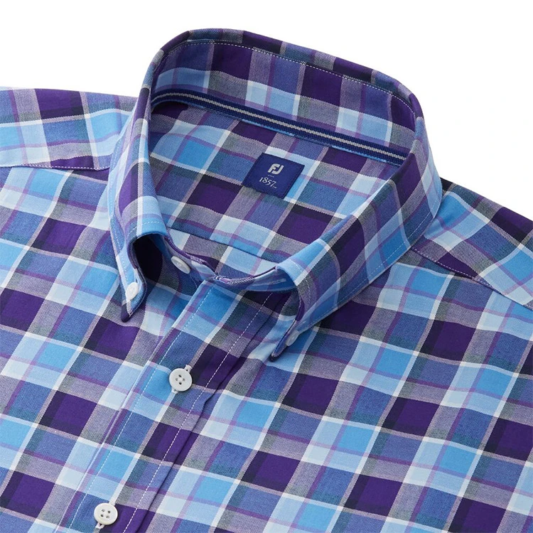 FootJoy Stretch Twill Woven Multi Large Plaid Shirt (Previous Season Style) 4 FootJoy Stretch Twill Woven Multi Large Plaid Shirt (Previous Season Style) - Image 2