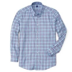 FootJoy Stretch Twill Woven Open Plaid Shirt (Previous Season Style)