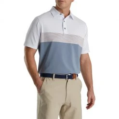 Footjoy Color Block Lisle Self Collar 13 Footjoy Color Block Lisle Self Collar -FAIRWAY GOLF Sales FTJ1346b