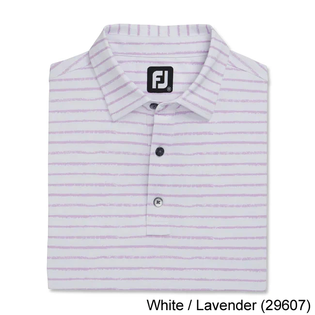 Footjoy Chalk Line Print Stretch Pique Self Collar 6 Footjoy Chalk Line Print Stretch Pique Self Collar - Image 4