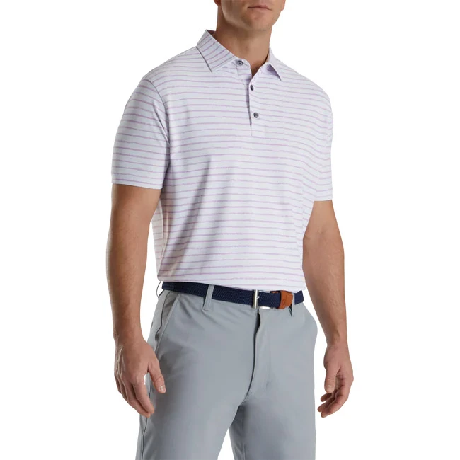 Footjoy Chalk Line Print Stretch Pique Self Collar 7 Footjoy Chalk Line Print Stretch Pique Self Collar - Image 5