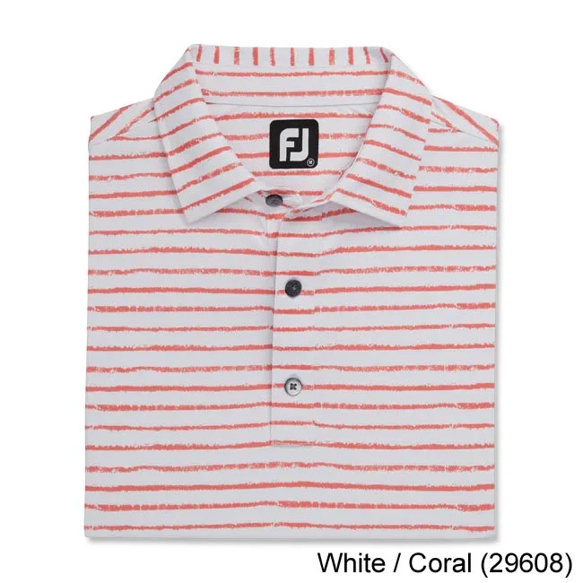Footjoy Chalk Line Print Stretch Pique Self Collar 8 Footjoy Chalk Line Print Stretch Pique Self Collar - Image 6