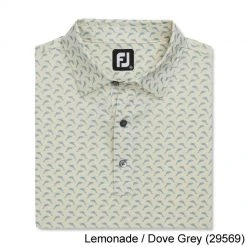 Footjoy Lisle Leaping Dolphins Print Self Collar -FAIRWAY GOLF Sales FTJ1352e