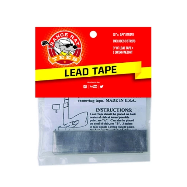 Global Tour Golf Range Rat Golf Lead Tape 3 Global Tour Golf Range Rat Golf Lead Tape