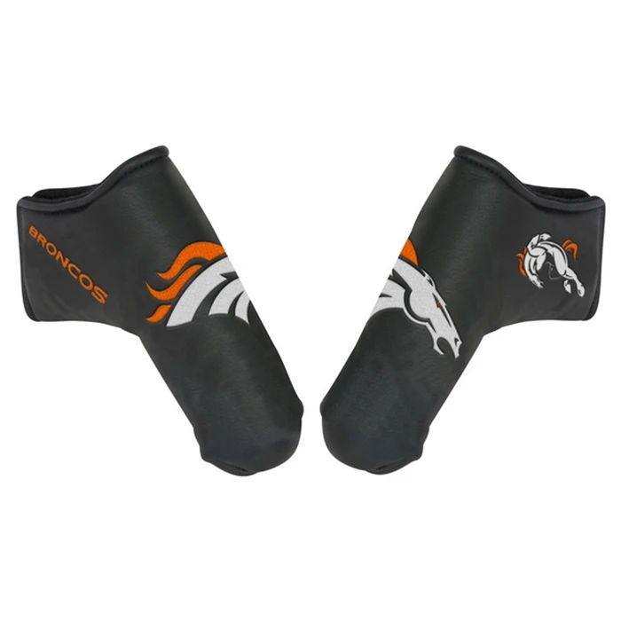 Global Tour Golf NFL Denver Broncos Black Putter Cover 3 Global Tour Golf NFL Denver Broncos Black Putter Cover