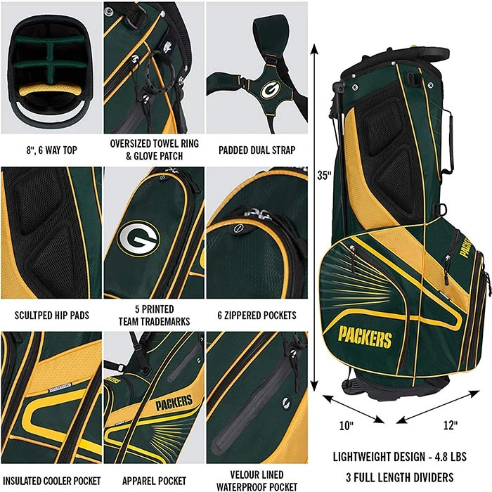 GolfPride Team Effort NFL Gridiron III Stand Bag 8 GolfPride Team Effort NFL Gridiron III Stand Bag - Image 6
