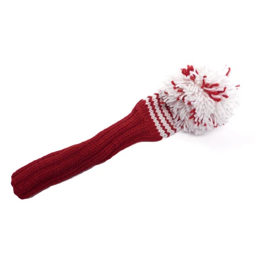 Jan Craig Red White Stripe Headcover Set 5 Jan Craig Red White Stripe Headcover Set - Image 3