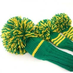 Jan Craig Green Yellow Stripe Headcover Set 10 Jan Craig Green Yellow Stripe Headcover Set -FAIRWAY GOLF Sales JCG0008 8b