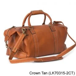 Links & Kings Crown Collection Highlander Leather Duffel -FAIRWAY GOLF Sales LIK0005c