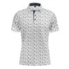 Miura Peter Black Quail Polo Miura Microprint -FAIRWAY GOLF Sales MIU0161