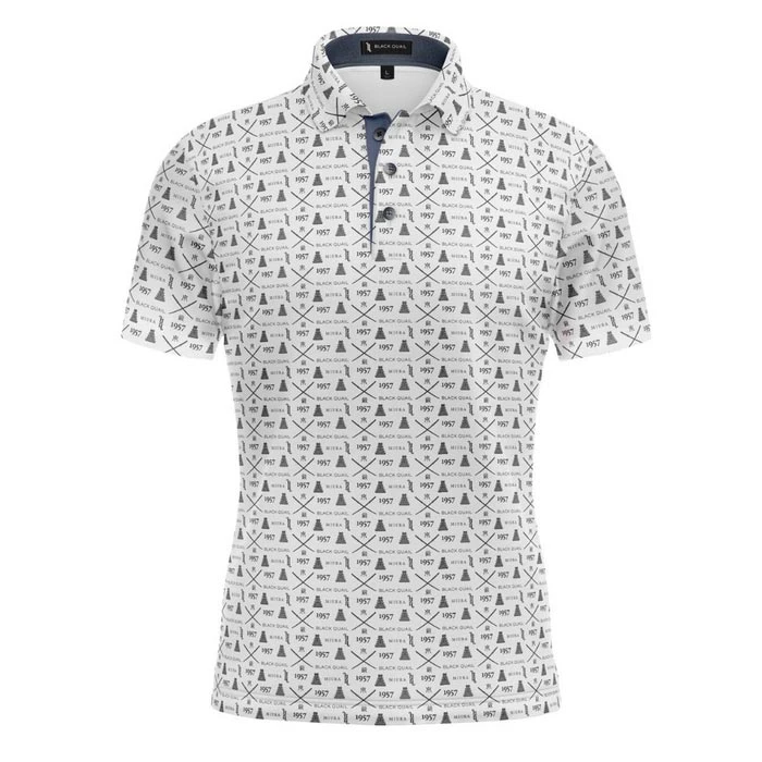 Miura Peter Black Quail Polo Miura Microprint 3 Miura Peter Black Quail Polo Miura Microprint