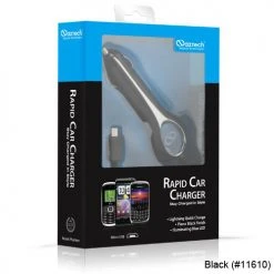 Naztech Phantom Vehicle Chargers For Micro USB Phones -FAIRWAY GOLF Sales NAZ0003 3d