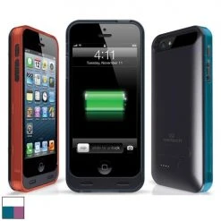 Naztech Power Cases For Apple IPhone 5/5s W/Kickstand