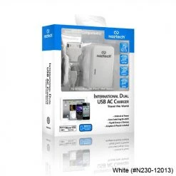 Naztech International Dual USB AC Chargers 3.1A -FAIRWAY GOLF Sales NAZ0015 15e