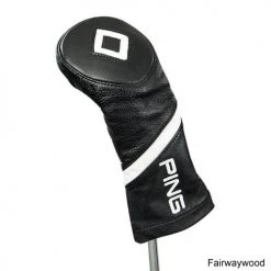 Ping Black Leather Headcover -FAIRWAY GOLF Sales PNG0584 584b