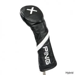 Ping Black Leather Headcover -FAIRWAY GOLF Sales PNG0584 584c