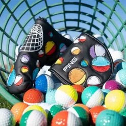 Ping Vintage Strobic Mallet Putter Cover -FAIRWAY GOLF Sales PNG0821c