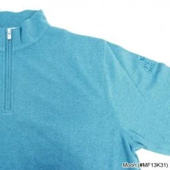 Peter Millar Heather Interlock Quarter Zip Sweaters W/ Logo -FAIRWAY GOLF Sales PTM0003 3b