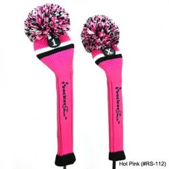 RocketTour Victory Stripe Knit Pom Pom Headcover -FAIRWAY GOLF Sales ROC0013b