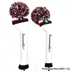 RocketTour Victory Stripe Knit Pom Pom Headcover -FAIRWAY GOLF Sales ROC0013c