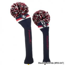 RocketTour Victory Stripe Knit Pom Pom Headcover -FAIRWAY GOLF Sales ROC0013d