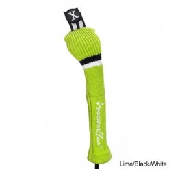 RocketTour Victory Stripe Knit Pom Pom Headcover -FAIRWAY GOLF Sales ROC0013f