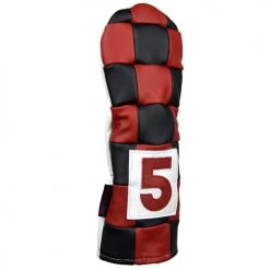 Rose & Fire Checkered Premium USA Leather Headcover -FAIRWAY GOLF Sales RSF0042 42d