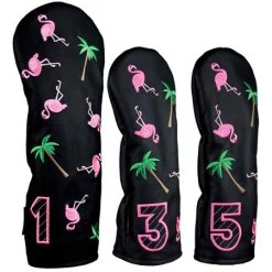 Rose & Fire Flamingo Premium USA Leather Headcover