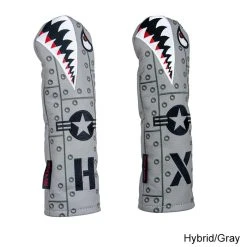 Rose & Fire Bomber/Warhawk Premium USA Leather Headcover -FAIRWAY GOLF Sales RSF0054d