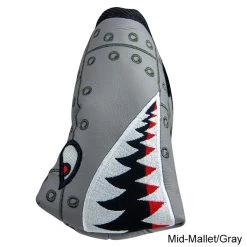 Rose & Fire Bomber/Warhawk Premium USA Leather Putter Covers -FAIRWAY GOLF Sales RSF0055e