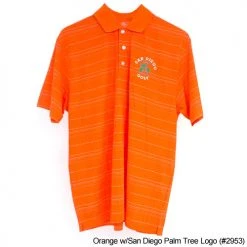 San Diego Gifts San Diego Gift Three Color Textured Stripe Polo Shirts -FAIRWAY GOLF Sales SAG0025 25d