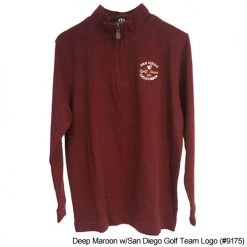 San Diego Gifts San Diego Gift 1/4 Zip Flat Back Rib Pullovers (#9175) -FAIRWAY GOLF Sales SAG0030 30c