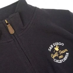 San Diego Gifts San Diego Gift 1/4 Zip Flat Back Rib Pullovers (#9175) -FAIRWAY GOLF Sales SAG0030 30e