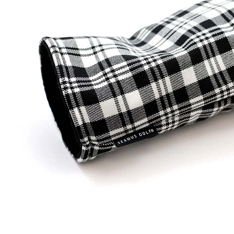 Seamus Golf Leather Monogrammed Scott Tartan Head Covers 6 Seamus Golf Leather Monogrammed Scott Tartan Head Covers - Image 4
