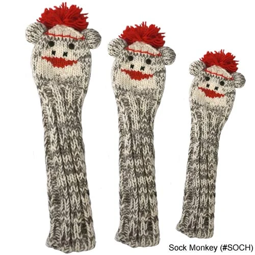 Sunfish Sock Monkey Headcover 4 Sunfish Sock Monkey Headcover - Image 2