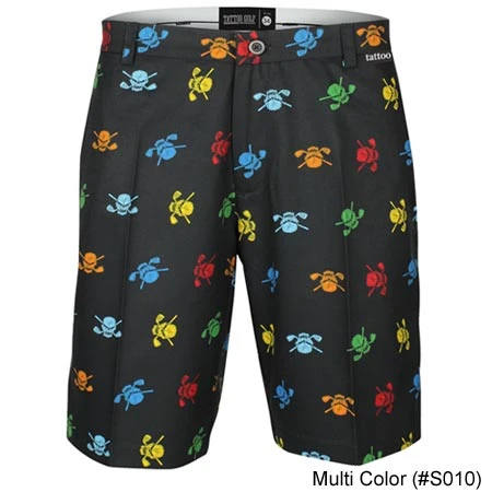 TattooGolf Tattoo Golf Lucky 13 ProCool Golf Shorts 5 TattooGolf Tattoo Golf Lucky 13 ProCool Golf Shorts - Image 3