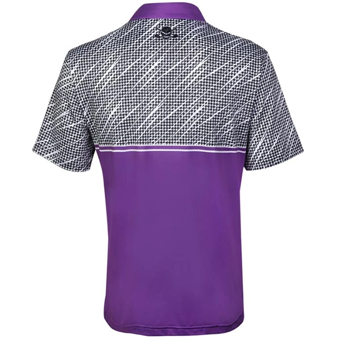 TattooGolf Tattoo Golf Houndstooth Cool-Stretch Golf Shirt 5 TattooGolf Tattoo Golf Houndstooth Cool-Stretch Golf Shirt - Image 3