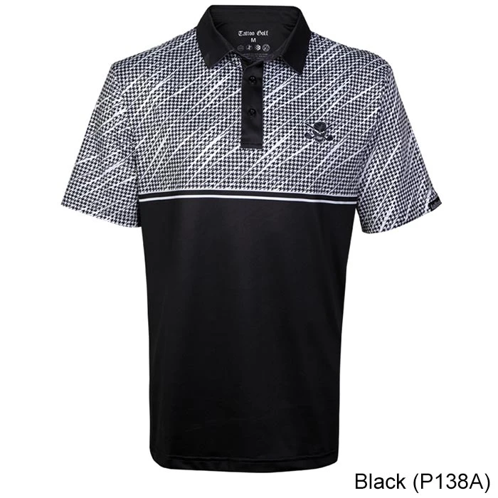 TattooGolf Tattoo Golf Houndstooth Cool-Stretch Golf Shirt 6 TattooGolf Tattoo Golf Houndstooth Cool-Stretch Golf Shirt - Image 4