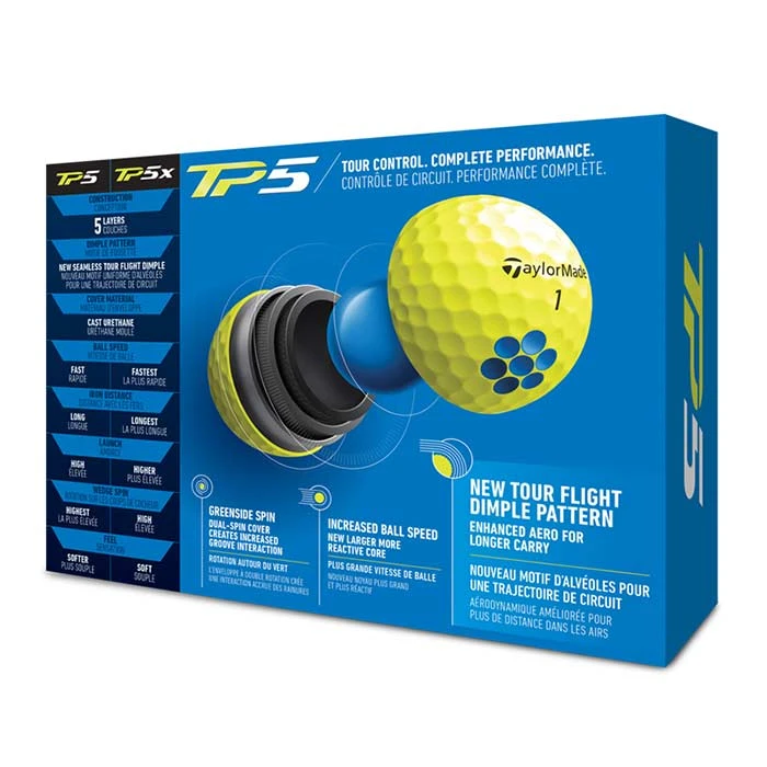 TaylorMade TP5 Golf Balls 9 TaylorMade TP5 Golf Balls - Image 7