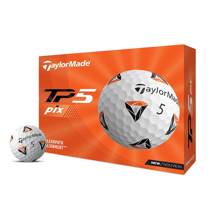 TaylorMade TP5 Pix Golf Balls 3 TaylorMade TP5 Pix Golf Balls