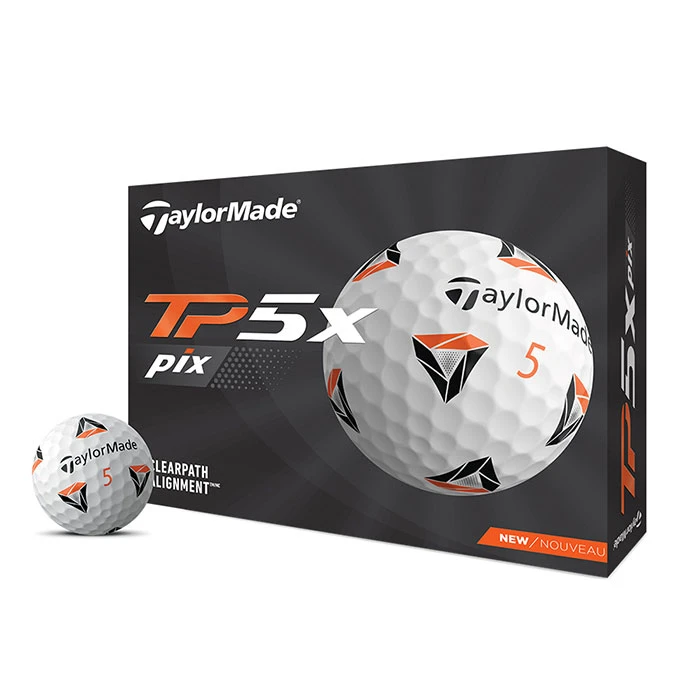 TaylorMade TP5x Pix Golf Balls 3 TaylorMade TP5x Pix Golf Balls