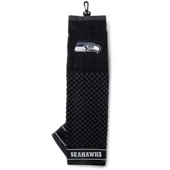 GT Golf Supplies NFL Seattle Seahawks Embroidered Golf Towel
