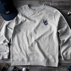 Union Green Double Hit Statement French Terry Sweatshirt -FAIRWAY GOLF Sales UNG0006e