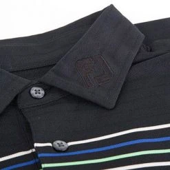 VokeyDesign Vokey Design Solid Texture Chest Stripe Polo Shirts -FAIRWAY GOLF Sales VKD0144 144b