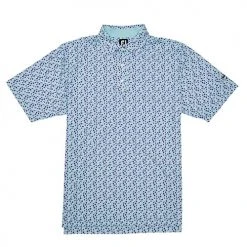 VokeyDesign Vokey Design FJ Lisle Flower Print W/ Self Collar