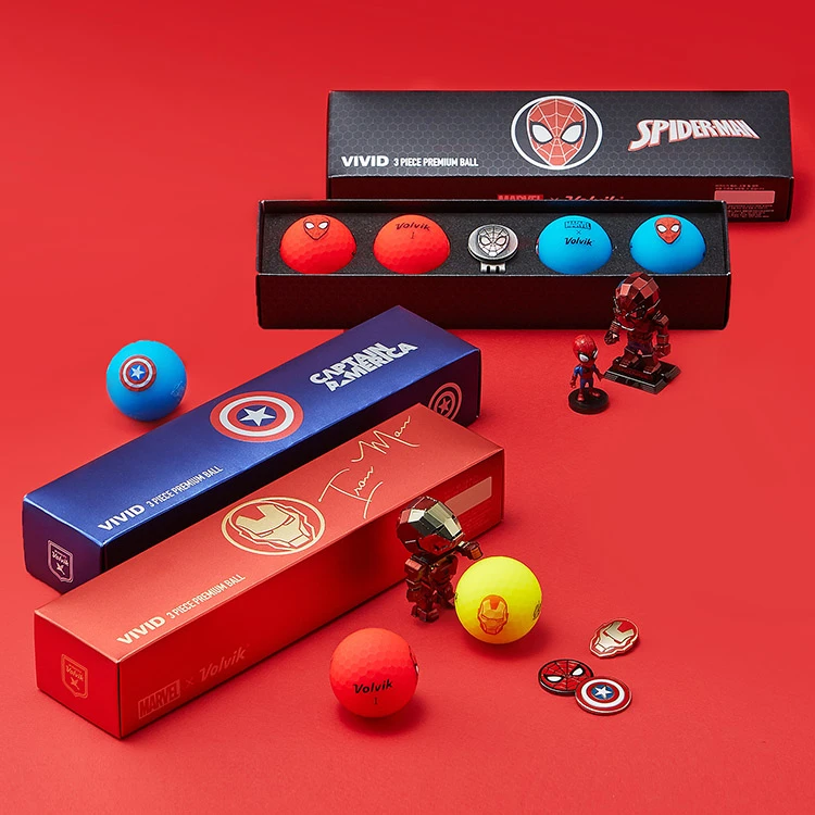 Volvik Marvel 4 Ball Gift Set 3 Volvik Marvel 4 Ball Gift Set